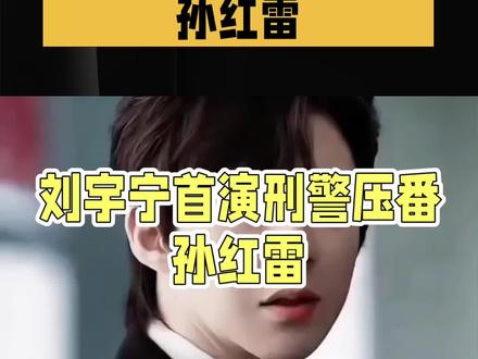 #刘宇宁首演刑警压番孙红雷#张艺凡 #刘宇宁 #孙红雷 #铁证