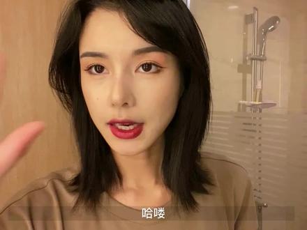 我超级好打理的锁骨发是自己剪滴!tony小张手艺不错吧?#时尚百万新星计划 #发型 #短发