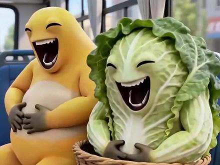 奶龙奶蛙因为奇怪声音大笑#奶龙#奶蛙#抽象