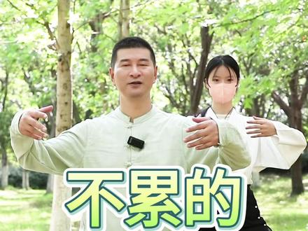 不累的马步战法! #武术 #功夫 #太极