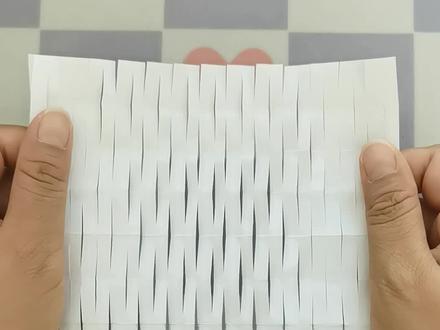 自制蜂窝纸,超级解压#蜂窝纸 #手工蜂窝纸 #自制蜂窝纸 #解压手工 #手工