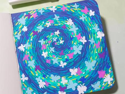 梵高版-星空蝴蝶!
画本📒: 悦声虹间漫记
画笔🖍:掌握小白杆丙烯马克笔
#画画 #丙烯马克笔 #星空 #蝴蝶 #零基础学画画