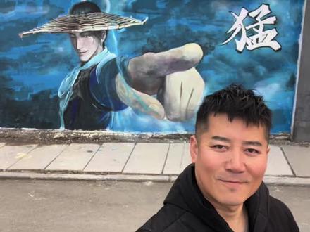 “你好,我叫阿良,善良的良,是一名剑客”#阿良 #剑来 #治愈系 #国漫 #墙绘