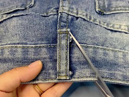 裤腰大改小简单好看#针线小妙招 #针线活