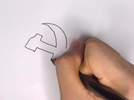 #创作灵感 如何画党旗?#简笔画 #幼儿简笔画 #儿童简笔画 #画画 #简笔画教程 @抖音小助手 一学就绘!