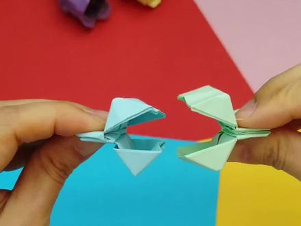 小夹子萌萌哒#一学就会系列 #手工创意 #折纸教程 #亲子互动 #动手动脑