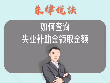 如何查询#失业补助金 领取金额? ##抖来普法 #知识创作人
