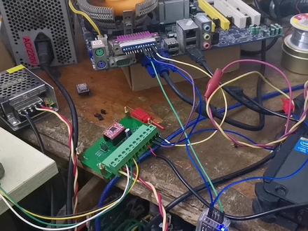 diy雕刻机之一个并口插头让老电脑再利用变mach3数控台。 #mach3 #雕刻机 #cnc
