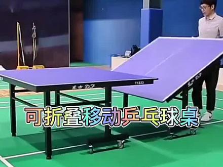 #抖音好物年货节 家用可折叠移动乒乓球桌#快乐乒乓球🏓 #好物分享 #乒乓球训练