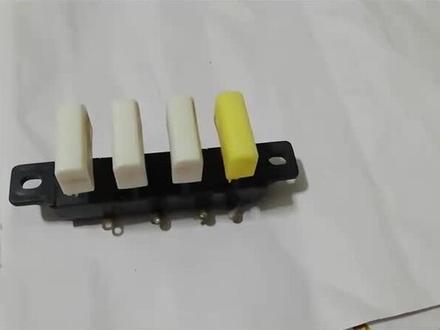 琴键开关的结构和原理 #电子电工 #电路 #电子爱好者 #维修 #拆机