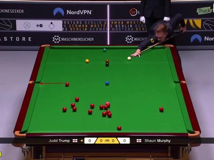 冠军争夺战:特鲁姆普PK 墨菲,顶级准度轰破百拿下开门红#斯诺克 #台球 #特鲁姆普 #德国大师赛