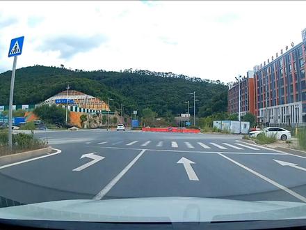 因施工必须借道对向道路逆行的路段导航会提醒吗?上路实测看答案#导航 #新手开车注意事项 #每天一个用车知识