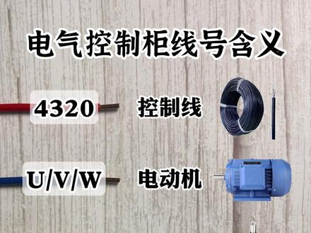 电气控制柜线的含义#plc #电工