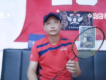 试打疾光800配尤尼克斯63线!#羽毛球穿线 #羽毛球#羽毛球教学