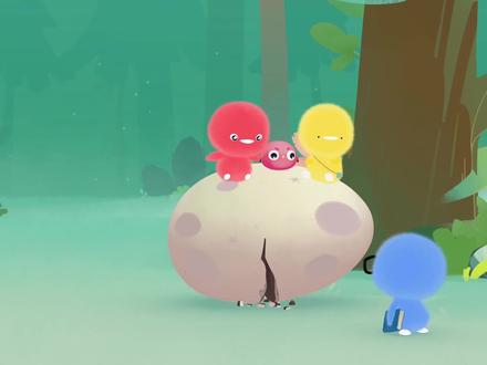 #小鸡彩虹 #动画 #儿歌 石头蛋也能孵出东西来?!这是咋回事?