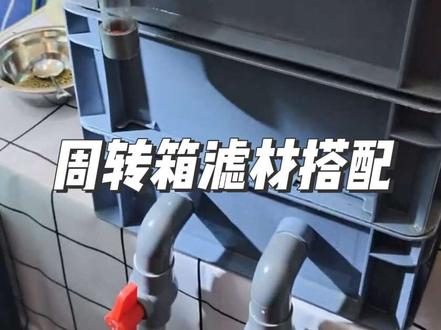 #真实生活分享计划 周转箱过滤如何搭配,才能让过滤系统高效,简单省事,直接超作业?#鱼缸过滤 #空气缸#泰狮金鱼