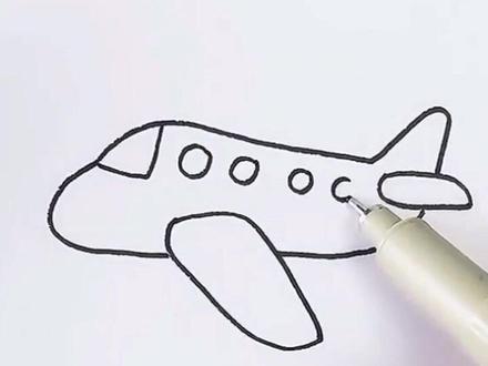 #育儿简笔画 大家是否也有一个飞行员的梦呀
