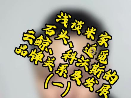 浅谈米家、石头、追觅、云鲸、科沃斯的品牌发展及关系(一)#扫地机器人