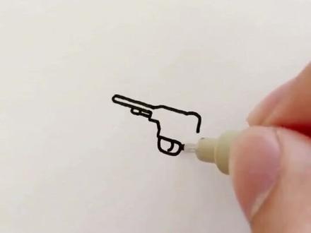 #绝地求生 #吃鸡 #画画 (吃鸡武器篇之(二):左轮你喜欢用吗?