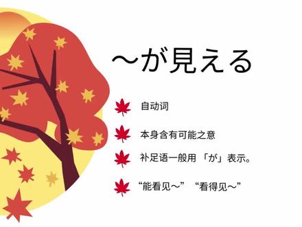 综合日语1-7-6~が見える #零基础学日语 #日语口语 #日语