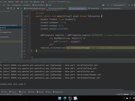Java通过Poi-tl动态生成word文档(二)—传Map类型数据给word文档 #代码 #程序代码