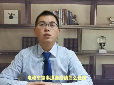 电动车肇事逃逸应该怎么处罚#法律咨询 #法律科普