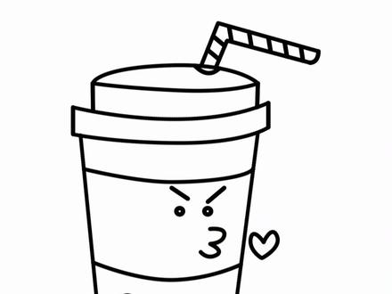 用两根筷子画奶茶杯#奶茶 #简笔画 #亲子 @DOU+小助手
