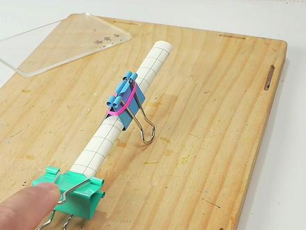 上课!今天做纸棍大炮~ #创意手工 #DIY #玩具制作