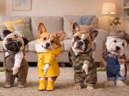 报告看官!今天汪汪队舞步整齐🤣0狗划水~
#猫咪 #狗 #搞笑 #狗狗跳舞 #萌宠出道计划