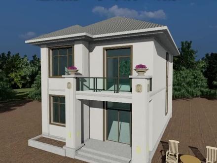 每次下雨屋檐下就是“水帘洞”,可以考虑装落水系统#别墅设计 #落水管