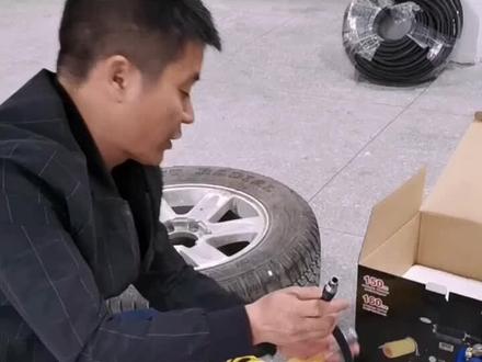 使用车载充气泵的几个步骤#车载充气泵