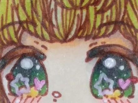 可恶,这几天限流好严重💦#眼睛上色过程#绘画#小花仙#淑馨