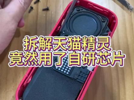 来看看天猫精灵竟然是自研的芯片,为这么一个产品阿里巴巴也是很舍得。