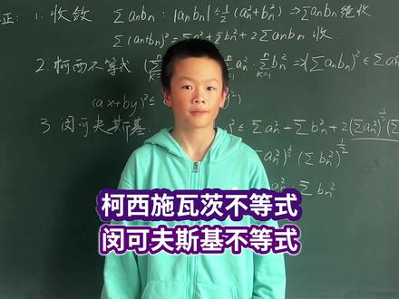 柯西施瓦茨不等式 闵可夫斯基不等式 #闵可夫斯基不等式#柯西施瓦茨不等式 #数学分析#微积分#小阿文数学