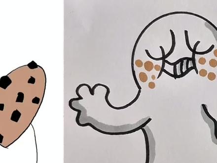 吃零食#简笔画 #跟着抖音学画画 #一学就会的简笔画 @抖音小助手 @抖音青少年 @抖音创作者中心