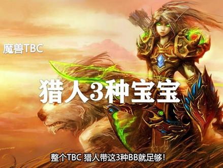 TBC猎人三种宝宝选择!猎人兄弟看过来!