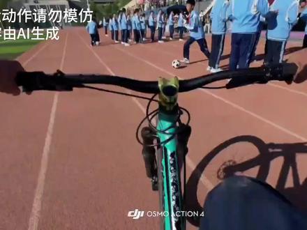 第一人称体验校运会骑车 #建议校运会引入自行车赛