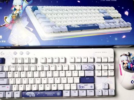 半价入手!原神x罗技联名神里凌华键盘 #数码科技 #科技 #原神联名 #电脑配件 #游戏外设