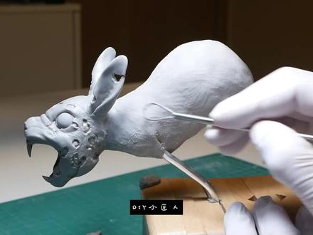 DIY手工,变异的野兔 #手工diy #手工制作