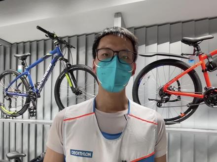 喜欢的家人们可在迪卡侬微信小程序里选购哦!#迪卡侬 #迪卡侬自行车