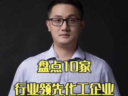 盘点10家行业领先的化工企业!#财经 #A股 #化工企业 #盐湖股份 #恒力石化