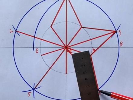 看看木工怎么把(圆儿)五等分,觉得还行给老弟点点红心❤️评论个六六六