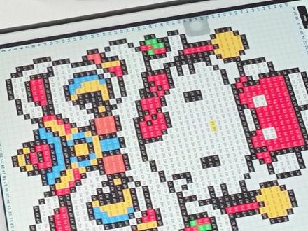 本作品历时十二小时完成,请耐心看完 #拼豆翻车 #拼豆撒了 #拼豆日常 #拼豆 #拼豆图纸