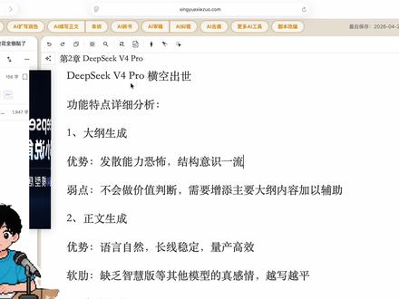 Deepseek V4 pro 网文写作能力实测,网文界天塌 #网文作者 #Deepseekv4 #网文写作 #网络小说 #Ai写作