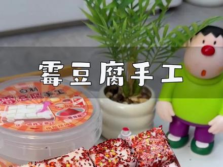 这也太仿真了!小孩子自己在家也可以制作霉豆腐了,过程解压又有趣#益智玩具 #霉豆腐 #手工diy #过家家