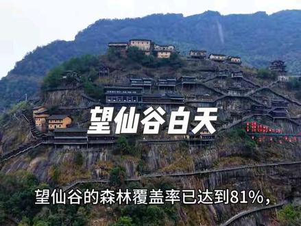 第一次来望仙谷,一镜到底航拍望仙谷景区,从游客服务中心到杨府广场。#旅行推荐官 #登上山顶看美景 #网红打卡地 #江西 #望仙谷