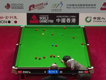 2026香港大奖赛 ,赵心童VS肖国栋,不讲理准度征服全场! #2026斯诺克世界大奖赛 #huya斯诺克