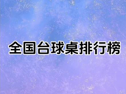 全国台球桌排行榜,你认识几个#家用台球桌#台球 盖得排行(XCX)查询