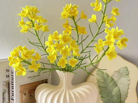 我用扭扭棒把春天装进瓶子里#扭扭棒手工 #扭扭棒的100种玩法 #扭扭棒油菜花教程