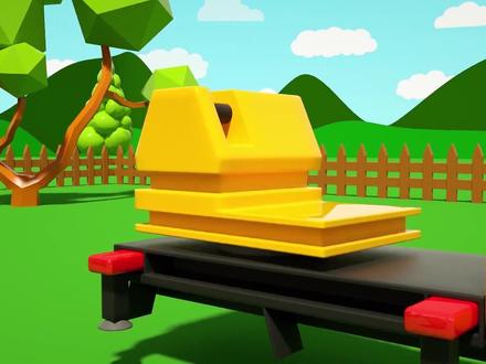 汽车世界之工程车益趣园 #幼儿早教#外语学习#宝妈宝爸_03 #儿童动画 #早教 #益智玩具 #动画